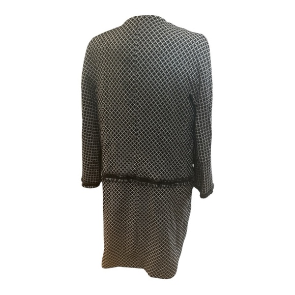 Max Studio Black & White Textured Knit Coat Jacket | Size S - Picture 3 of 9